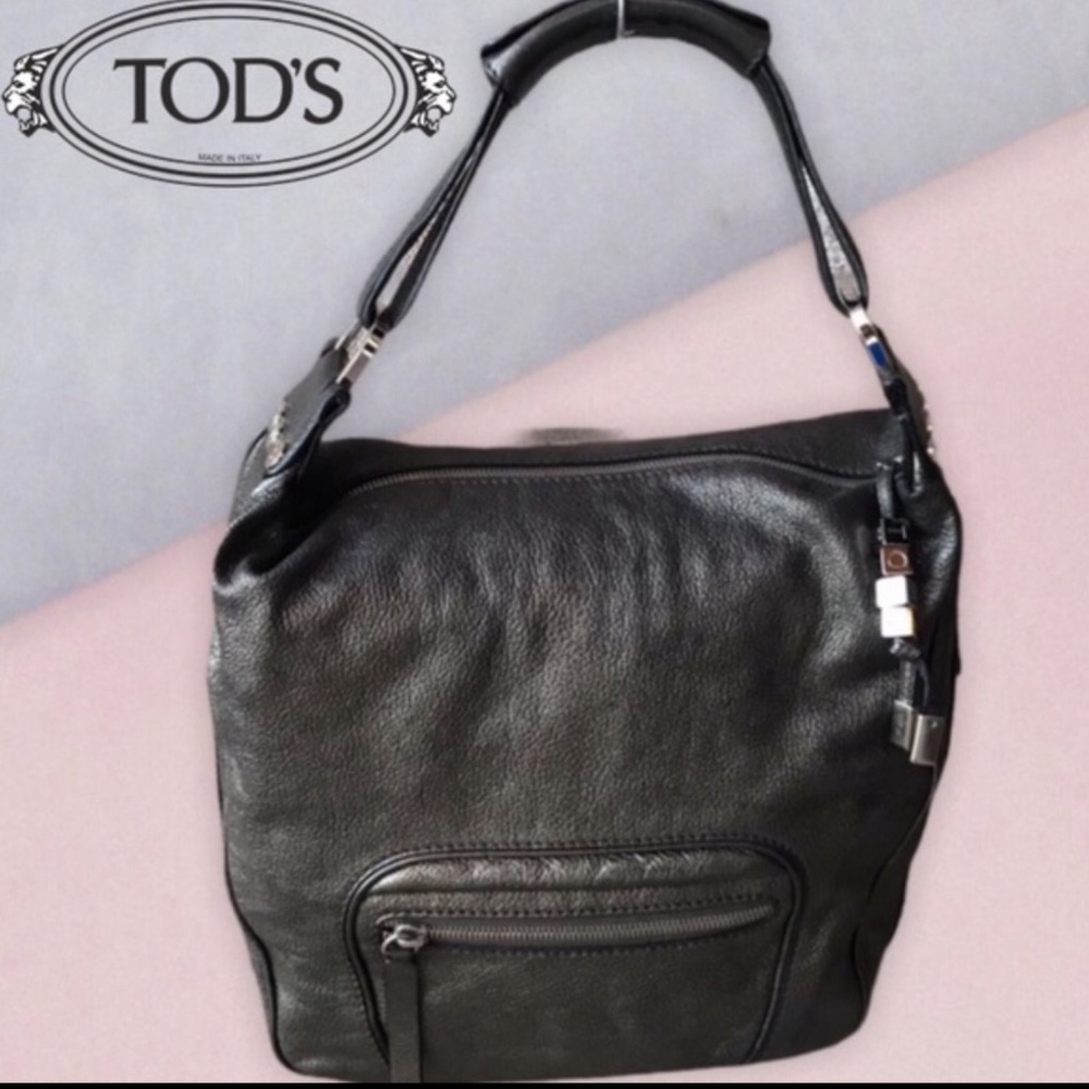 Tod’s Metallic Leather Hobo